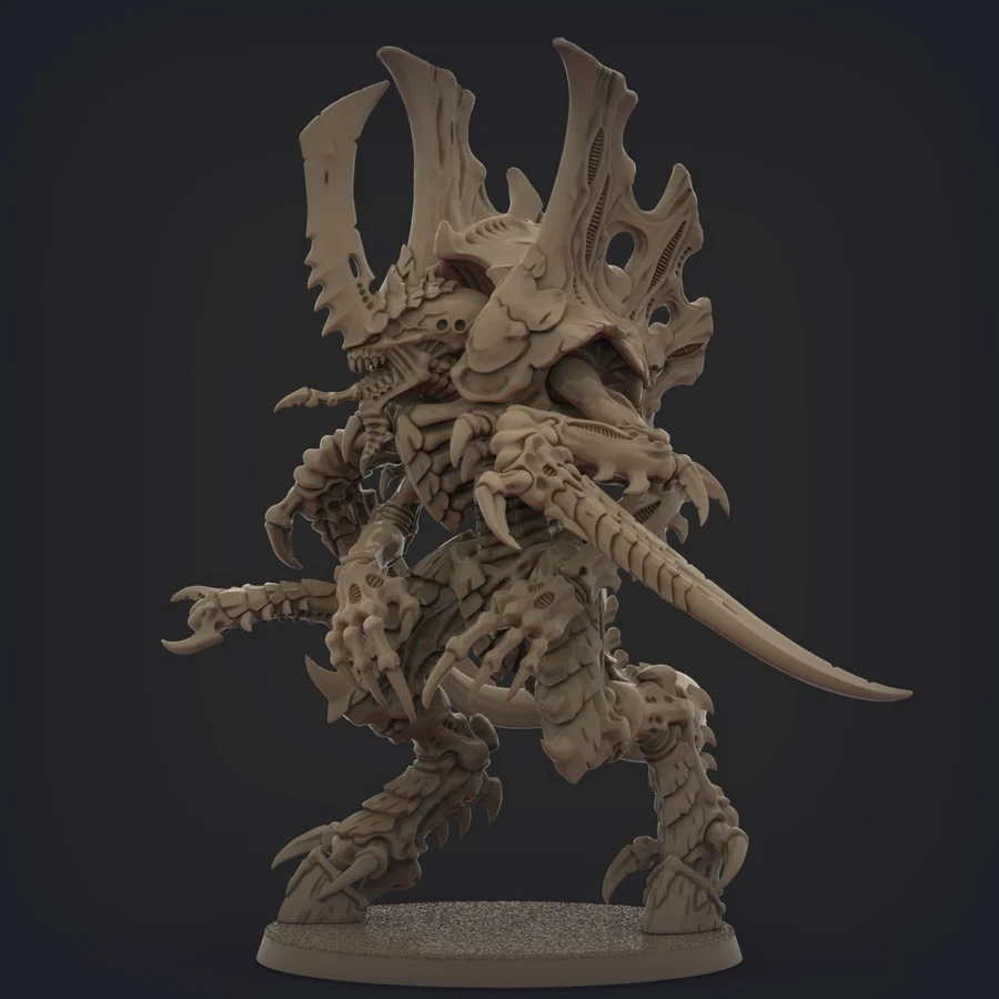 Hive Tyrant - Warhammer 40K 3D printable STL model