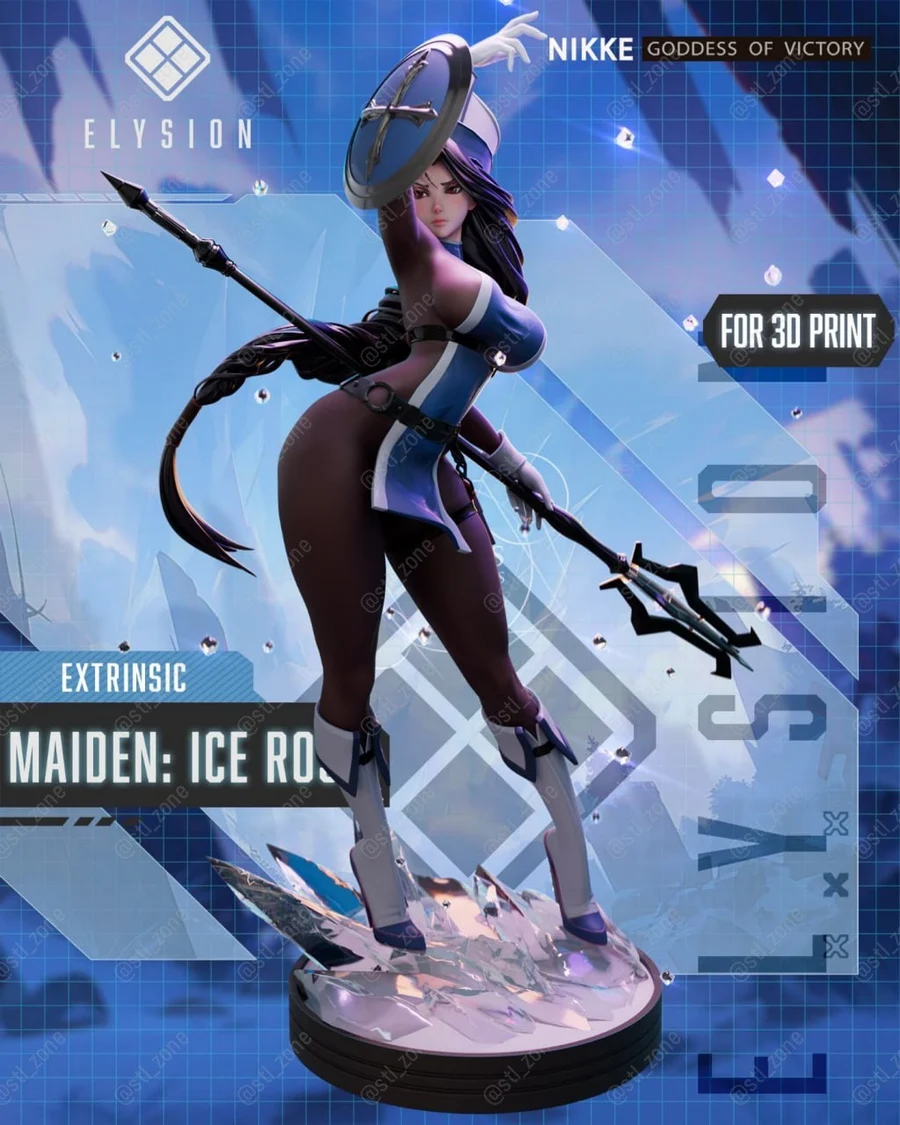 Maiden Ice Rose – Goddess of Victory: Nikke 3D printable STL model