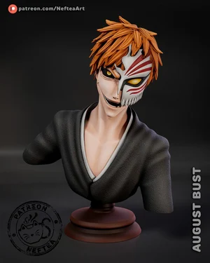 Ichigo Bust – Bleach 3D printable STL model