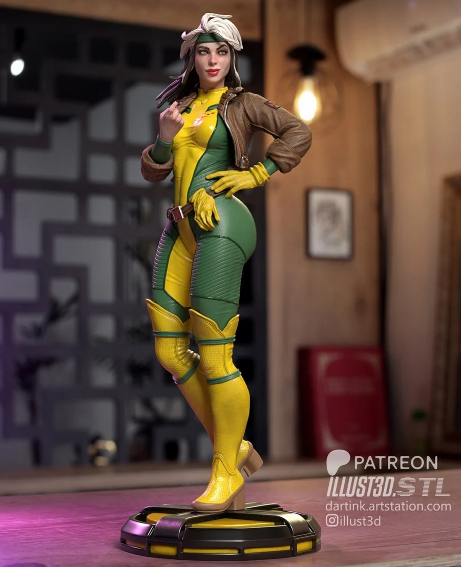 Rogue – Marvel 3D printable STL model