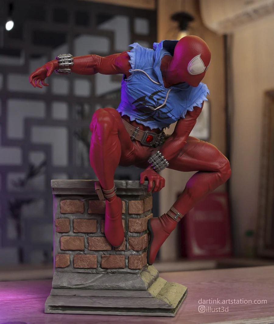 Scarlet Spider – Marvel 3D printable STL model