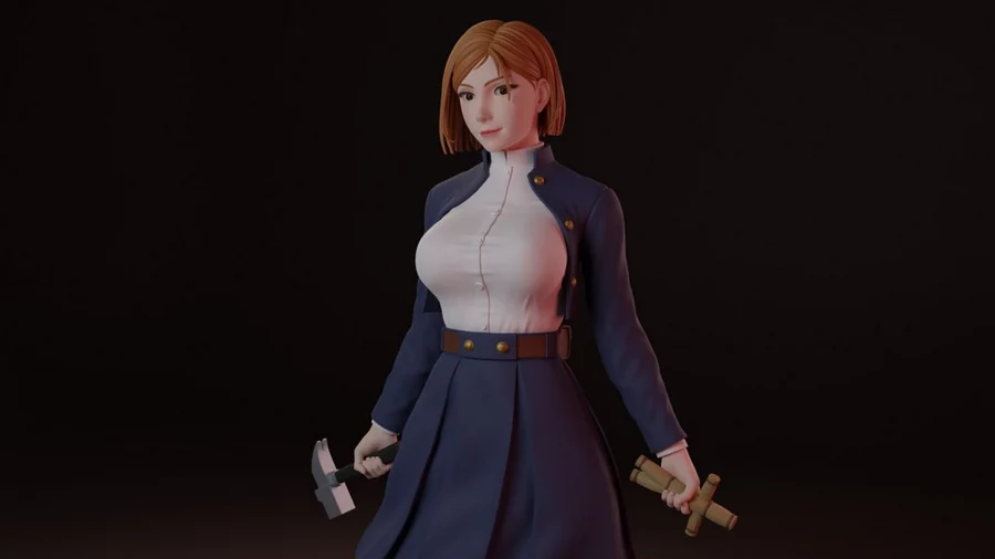 Kugisaki Nobara - Jujutsu Kaisen 3D printable STL model