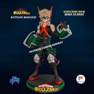Katsuki Bakugo – My Hero Academia 3D printable STL model