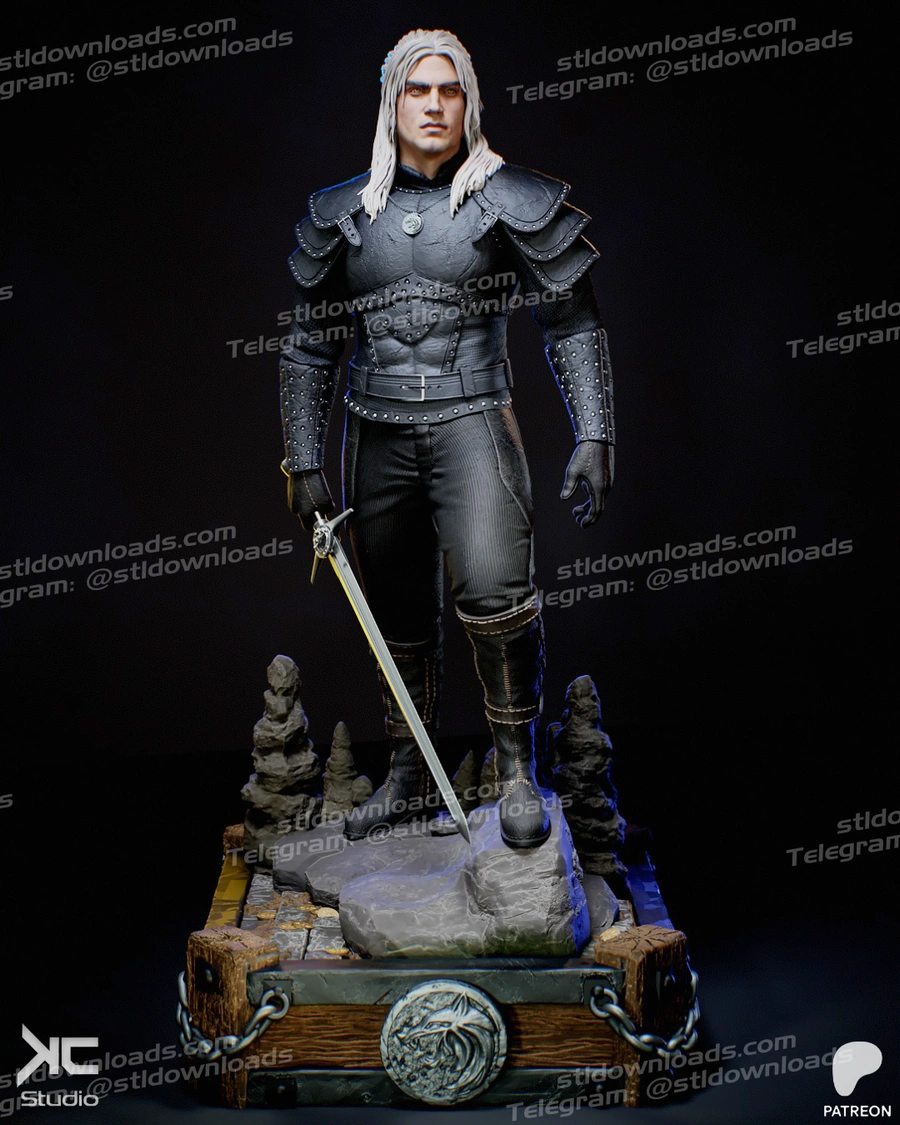 Geralt Netflix Version – The Witcher 3D printable STL model