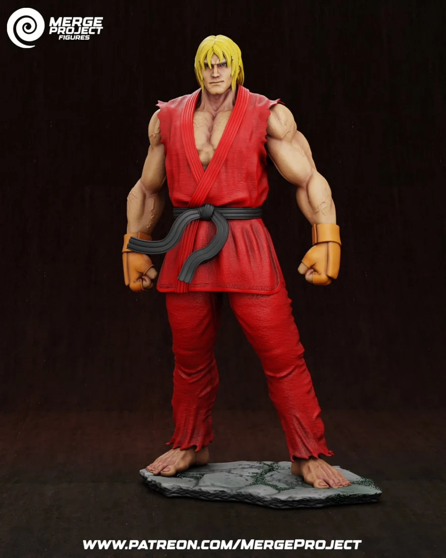 Ken - Street Fighter 3D printable STL model