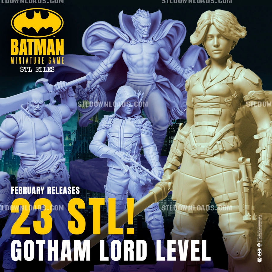 Batman Gotham Lord – DC Comics 3D printable STL model
