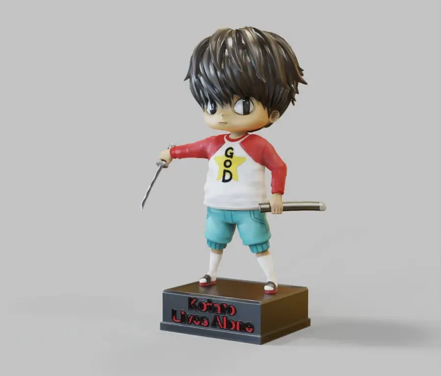 Kotaro - Kotaro Lives Alone 3D printable STL model