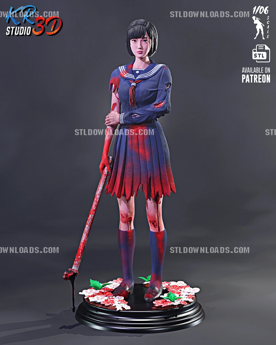 Hinako Shimizu – Silent Hill F 3D printable STL model