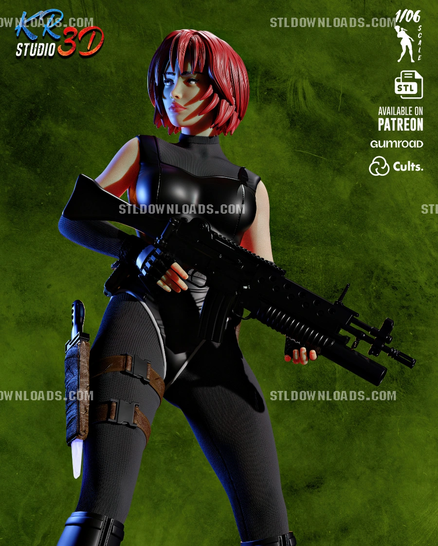 Regina – Dino Crisis 2 3D printable STL model