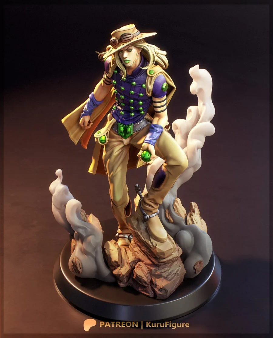 Gyro Zeppeli – JoJo’s Bizarre Adventure 3D printable STL model