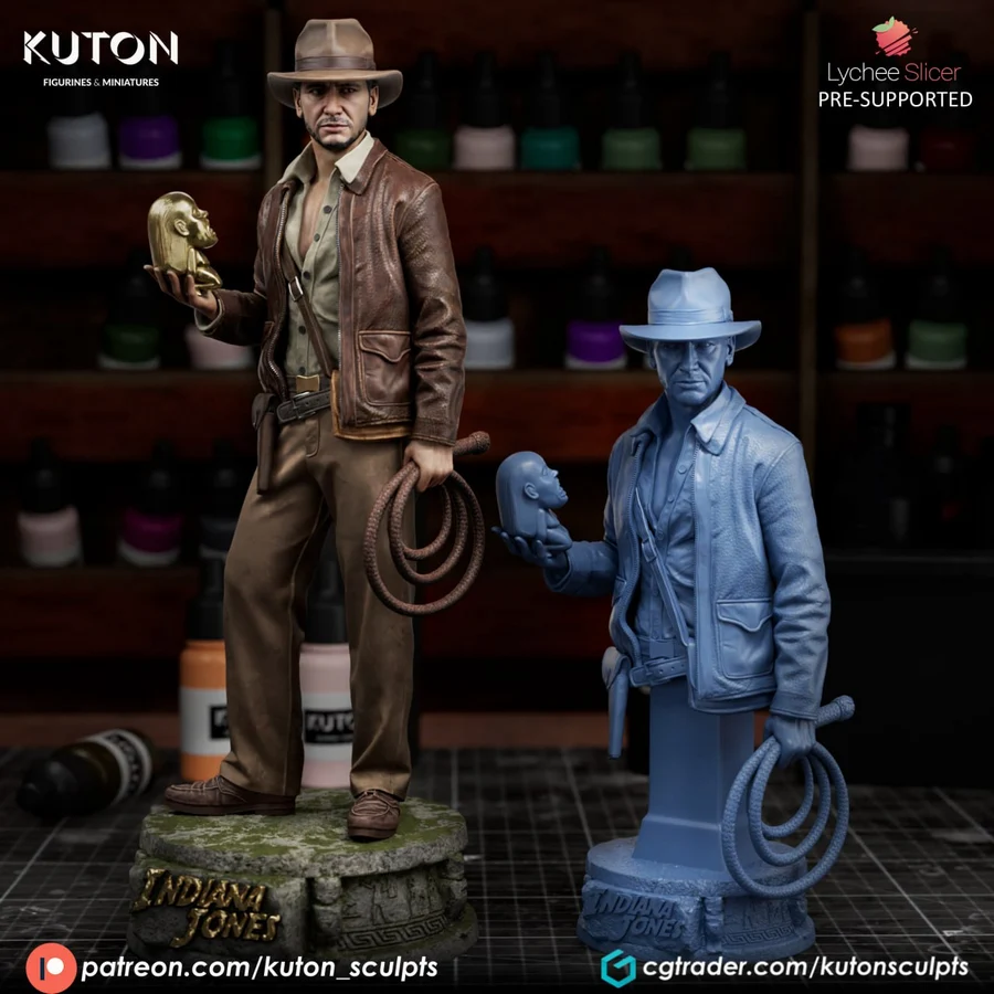 Indiana Jones Adventurer – Indiana Jones 3D printable STL model