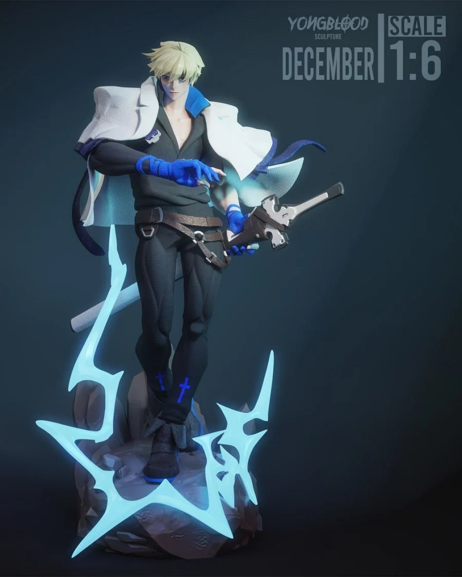 Ky Kiske – Guilty Gear 3D printable STL model