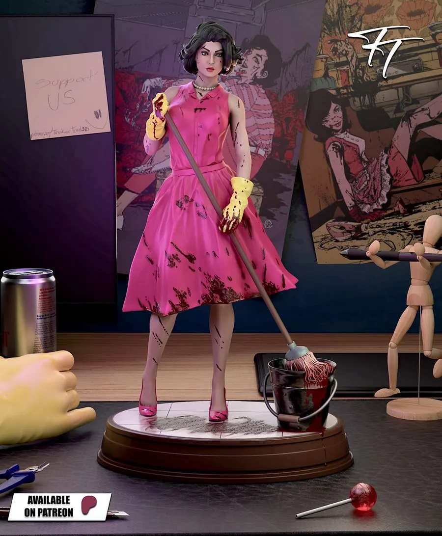 Lady Killer 3D printable STL model