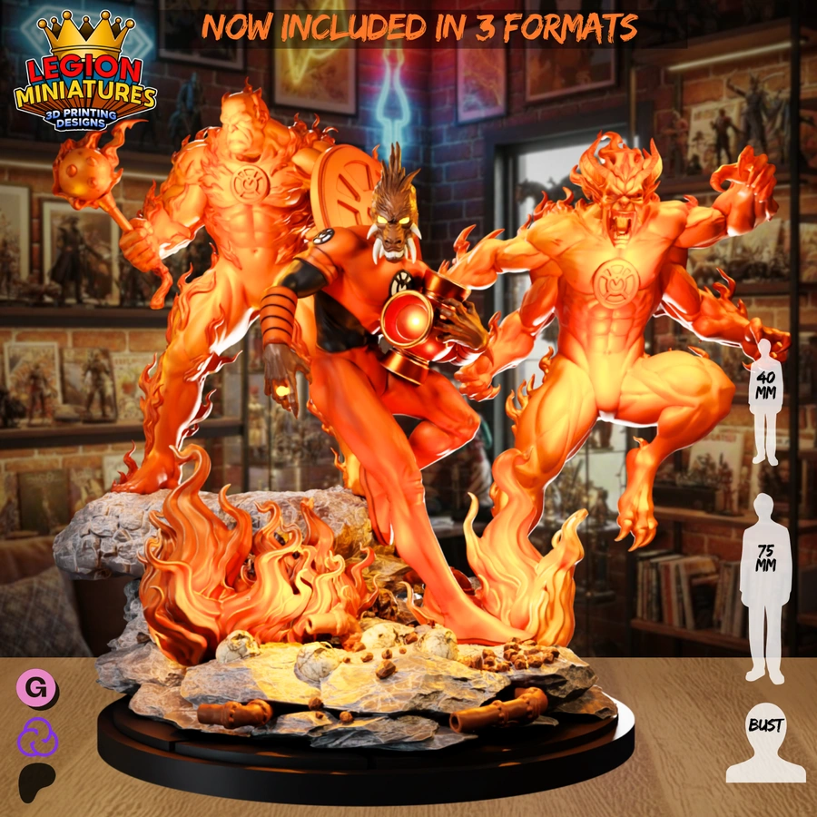 Larfleeze Orange Lantern – DC Comics 3D printable STL model