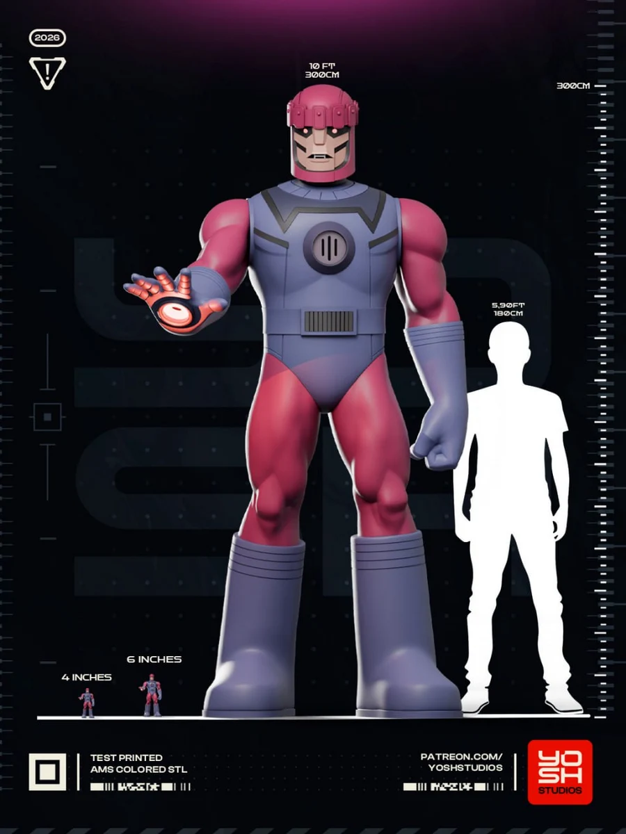 Life Size Sentinel – Marvel STL render Life Size Sentinel – Marvel 3D printable STL model