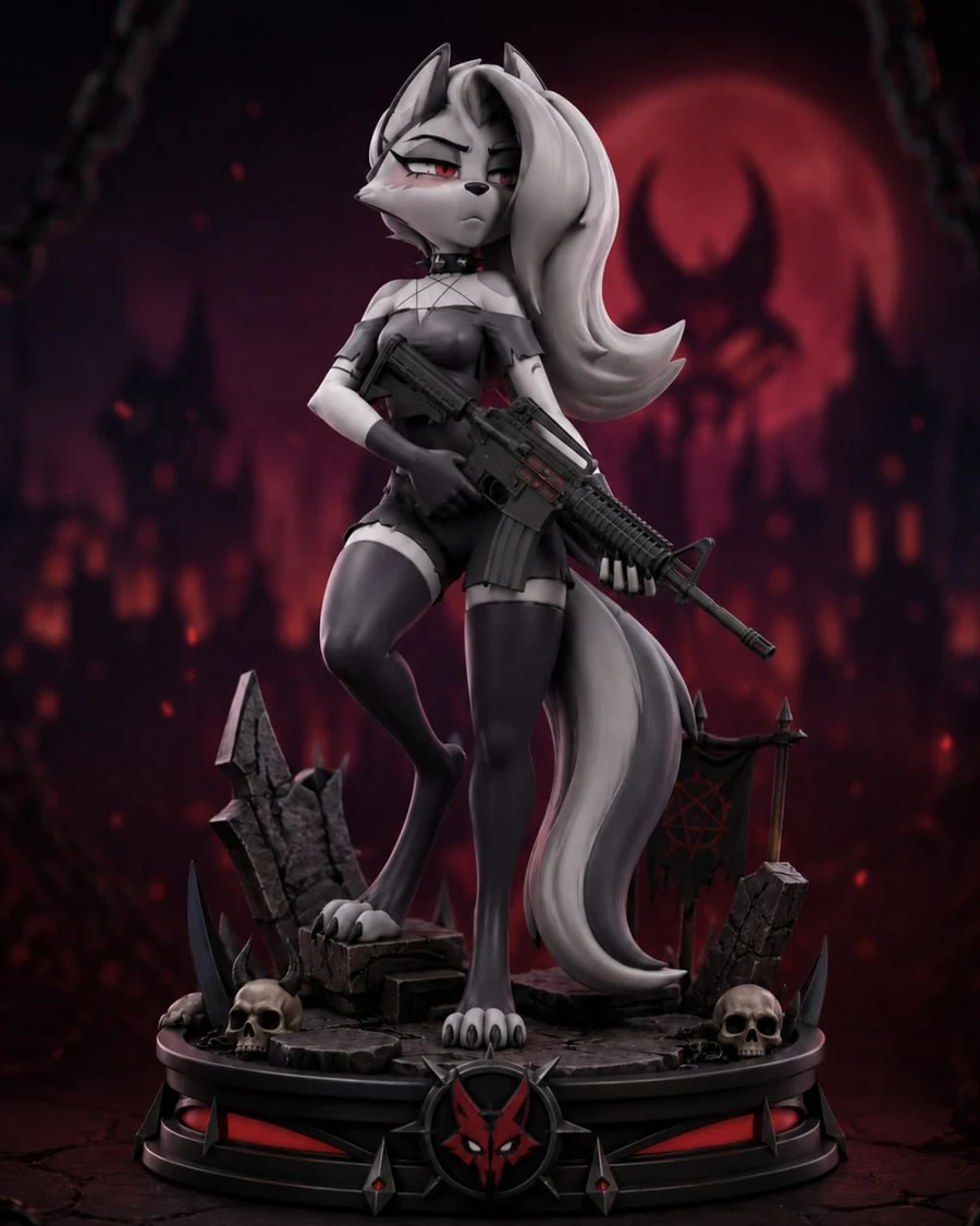 Loona – Helluva Boss 3D printable STL model
