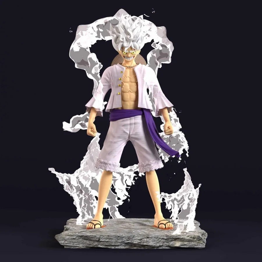 Luffy Nika – One Piece STL render Luffy Nika – One Piece 3D printable STL model