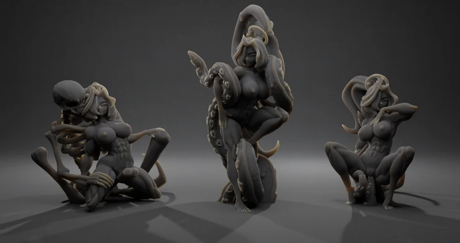 Honeko Variant – Original Character 3D printable STL model