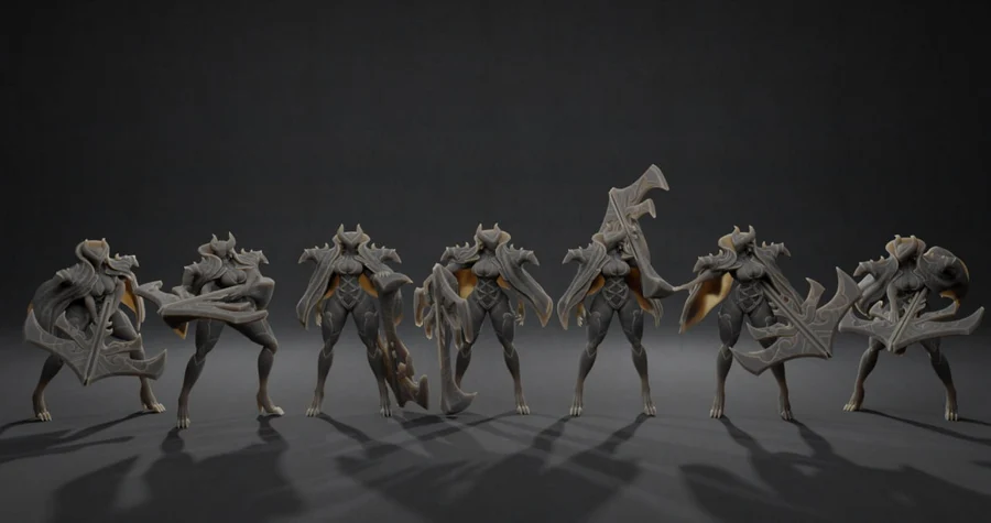 Lusmon Kolf-Or – Fantasy 3D printable STL model