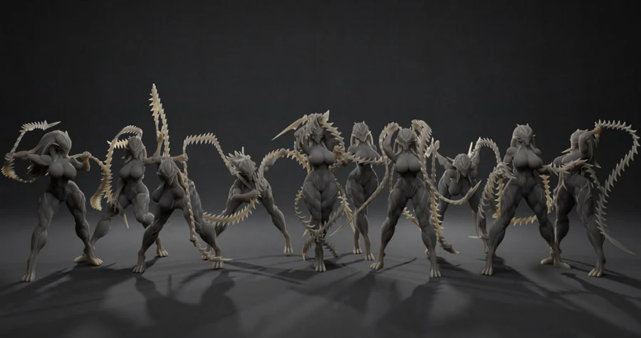 Lusmon Whips 3D printable STL model