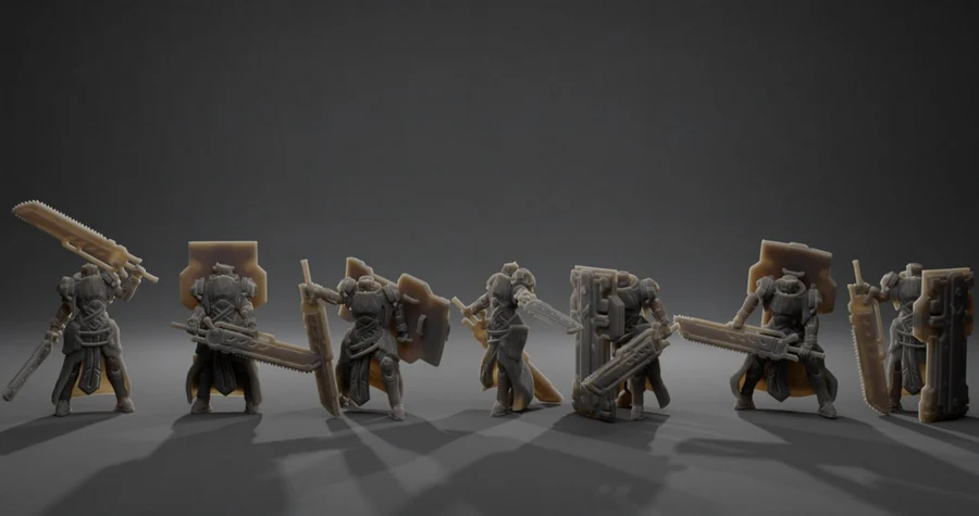Saints Tactical Defender – Sci-Fi 3D printable STL model