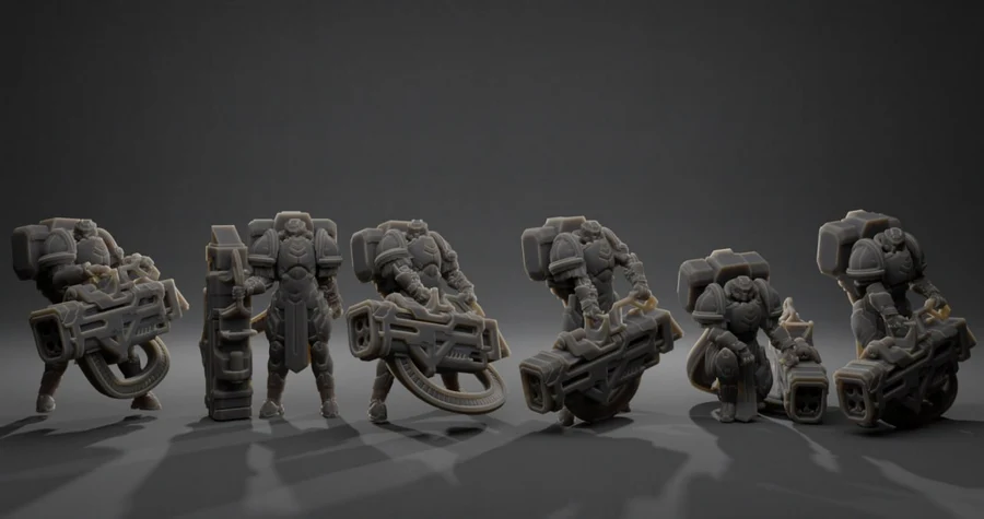 Saints Tactical Heavy Support – Sci-Fi 3D printable STL model