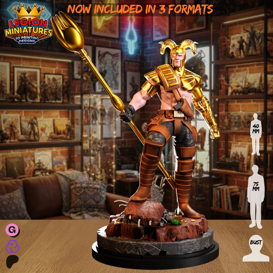 Magog Destroyer – DC Comics 3D printable STL model