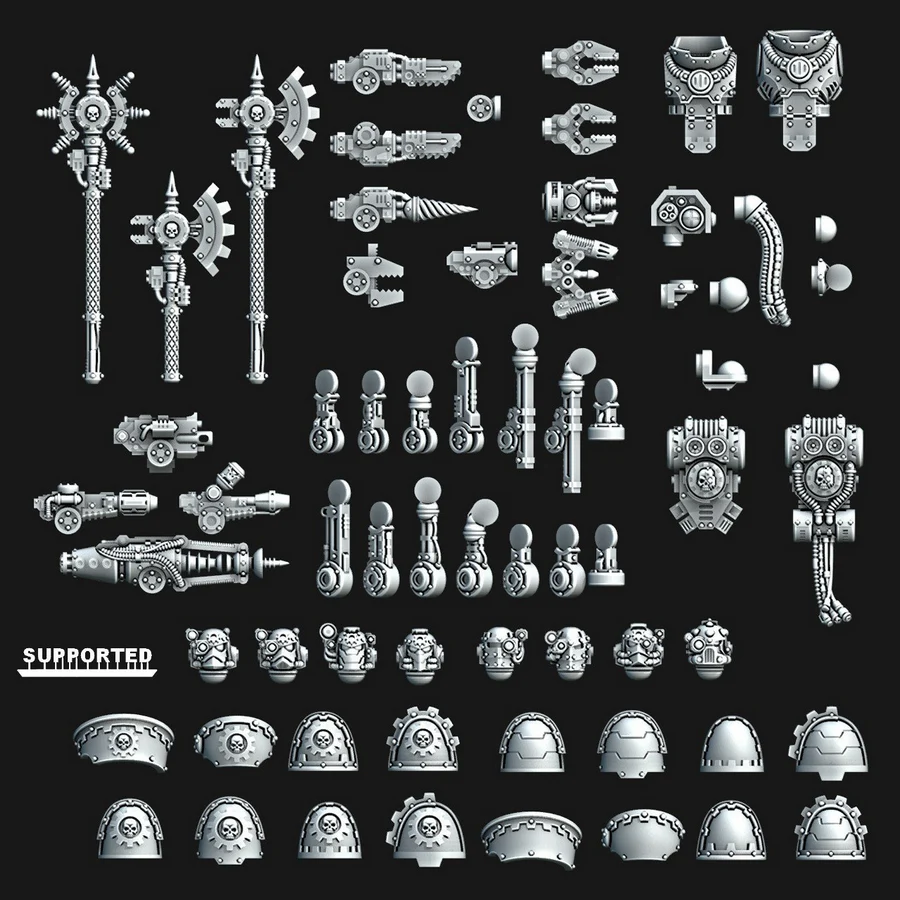 Marine Mechanic Conversion Kit 3D printable STL model