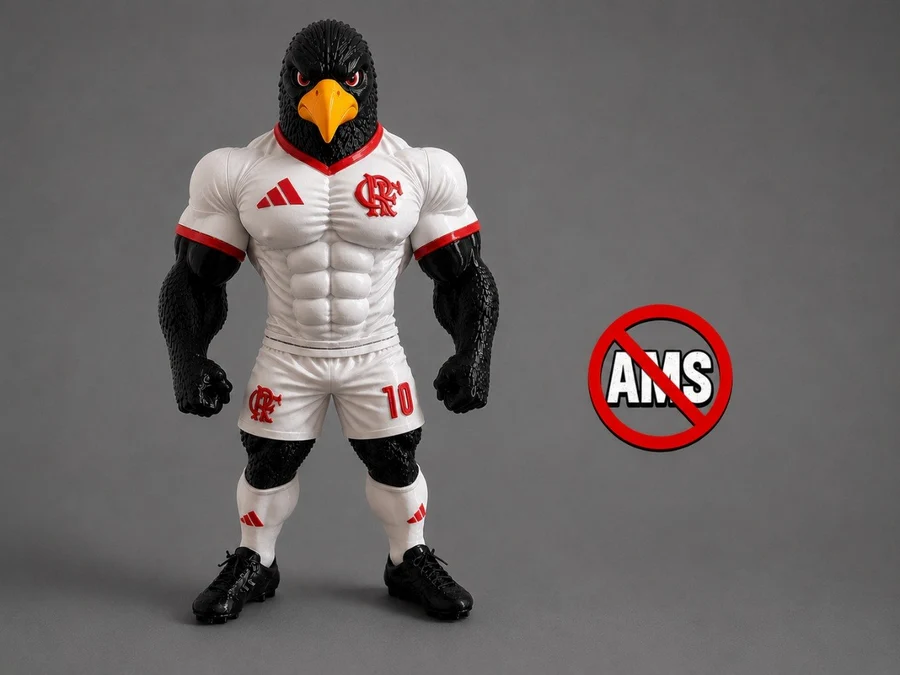 Flamengo Mascot 3D printable STL model