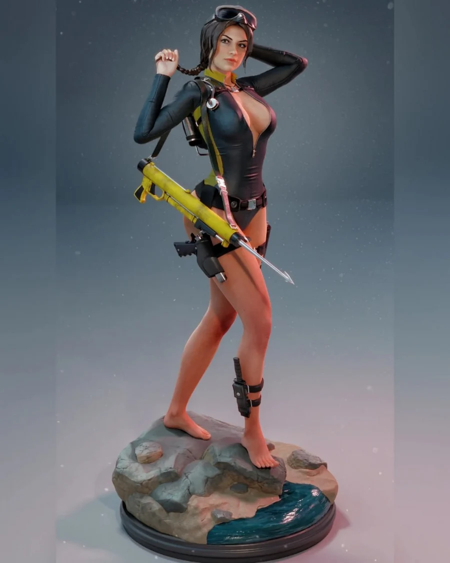 Lara Croft – Tomb Raider 3D printable STL model