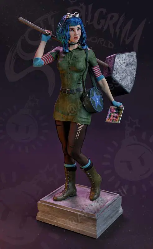 Ramona Flowers – Scott Pilgrim 3D printable STL model