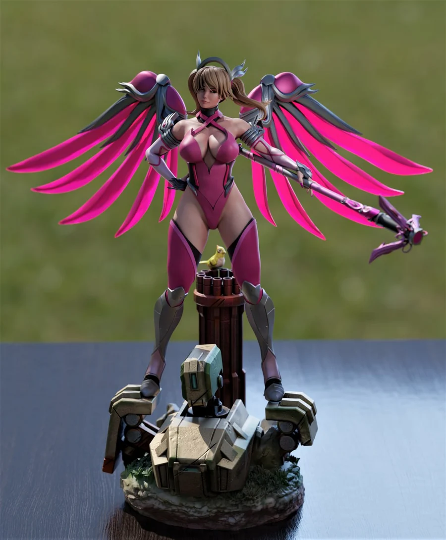 Mercy Healer – Overwatch 3D printable STL model