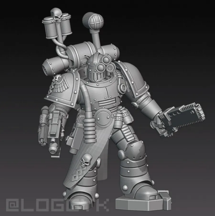 MK2 Apothecary - Warhammer 40K 3D printable STL model