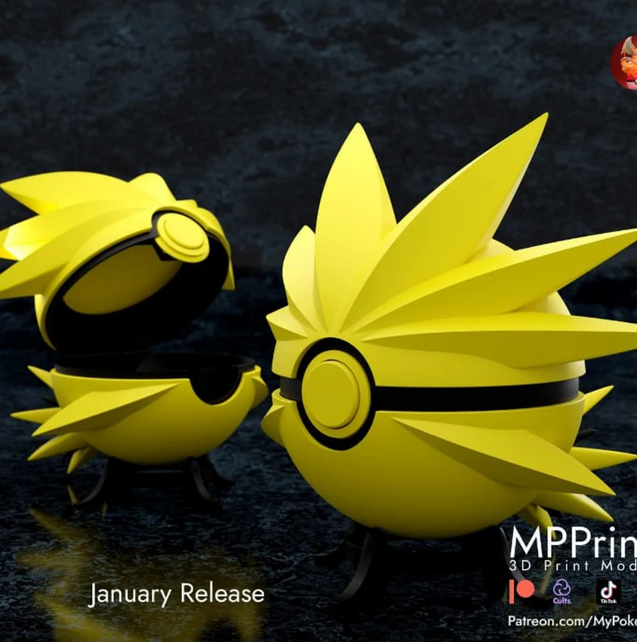 Moltres - Pokémon 3D printable STL model