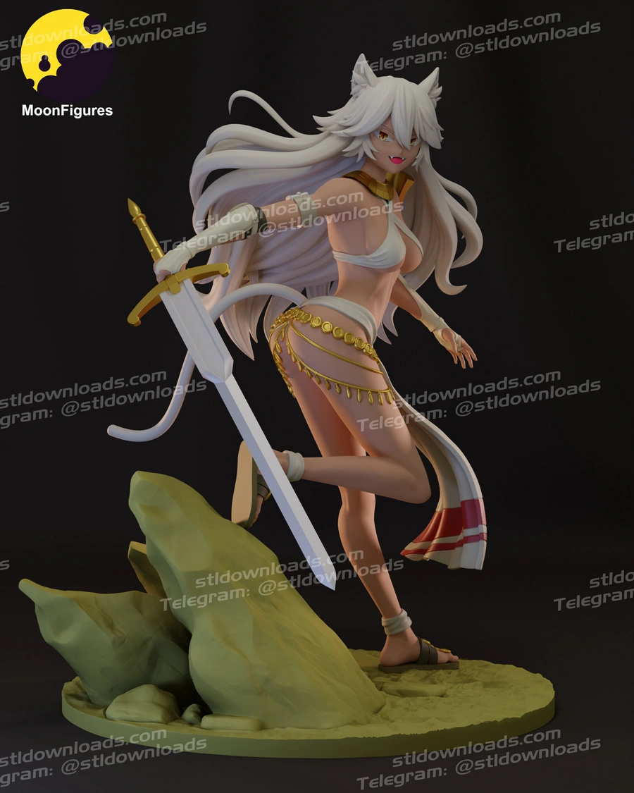 Needakitta Fantasy Girl – Original Character 3D printable STL model