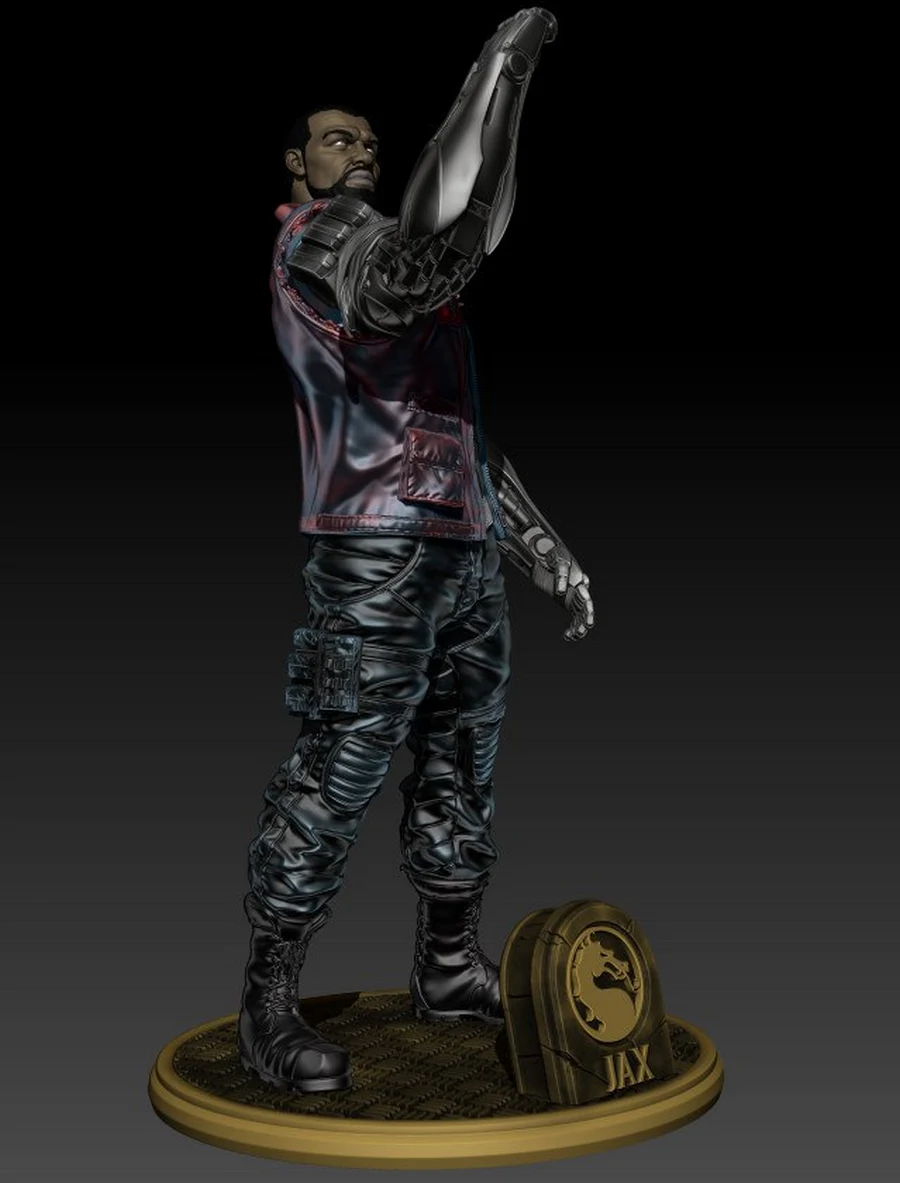 Jax - Mortal Kombat 3D printable STL model