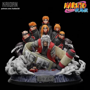 Jiraiya vs Six Paths of Pain – Naruto 3D printable STL model