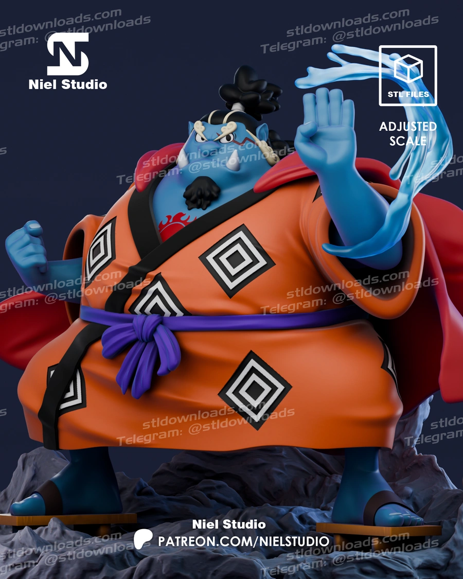 Jinbe Fishman Warrior – One Piece 3D printable STL model