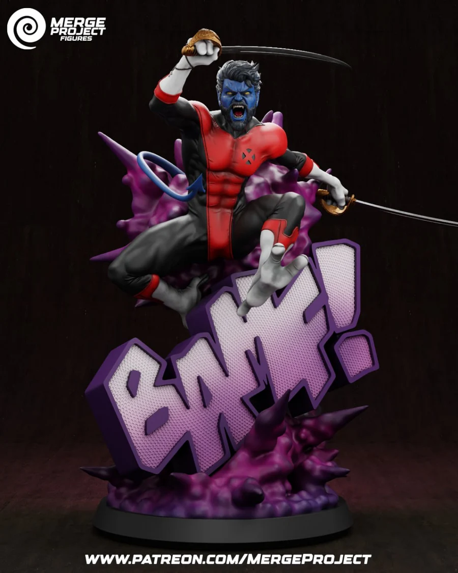 Nightcrawler - Marvel 3D printable STL model