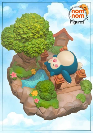 Chibi Snorlax – Pokémon 3D printable STL model