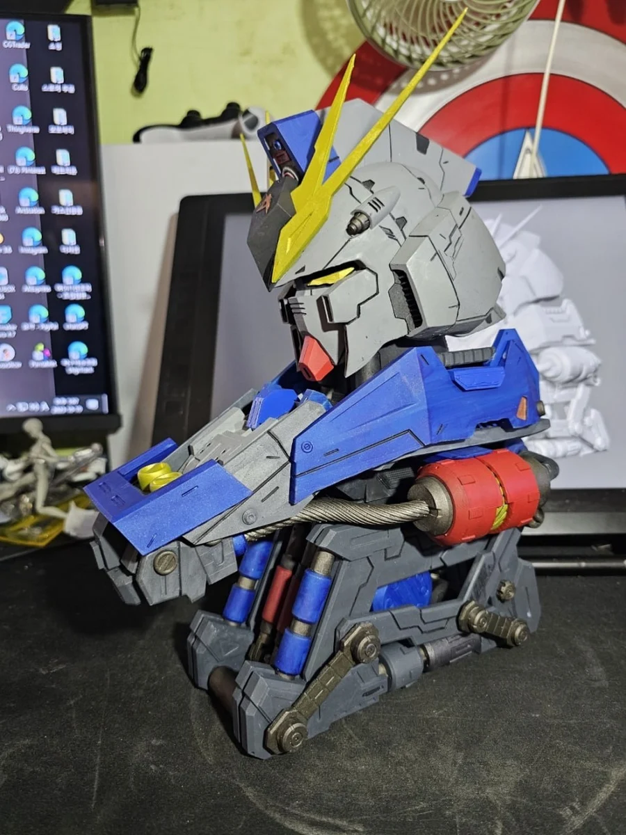 Nu Gundam Head - Gundam 3D printable STL model