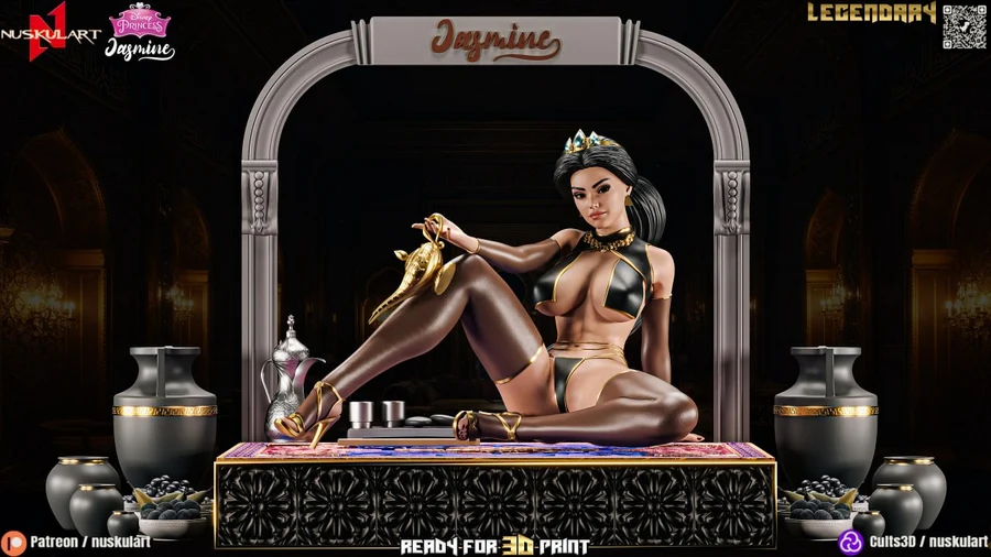 Princess Jasmine – Disney 3D printable STL model