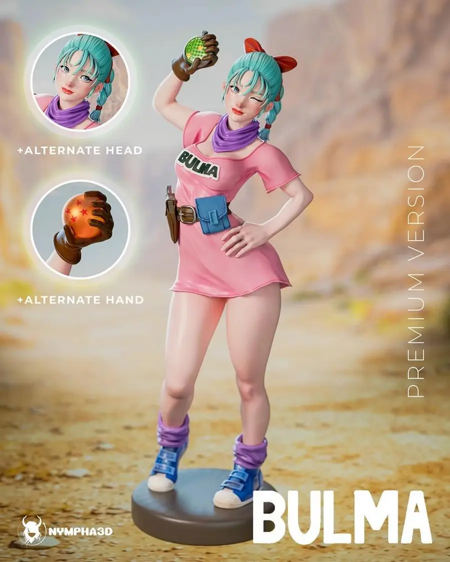 Bulma – Dragon Ball 3D printable STL model