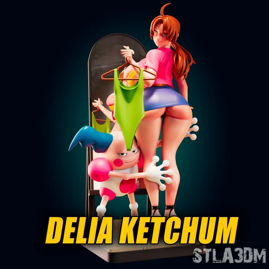 Delia Ketchum – Pokemon 3D printable STL model