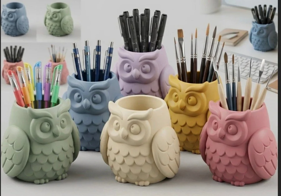 Owl Organizer – Utility 3D printable STL model