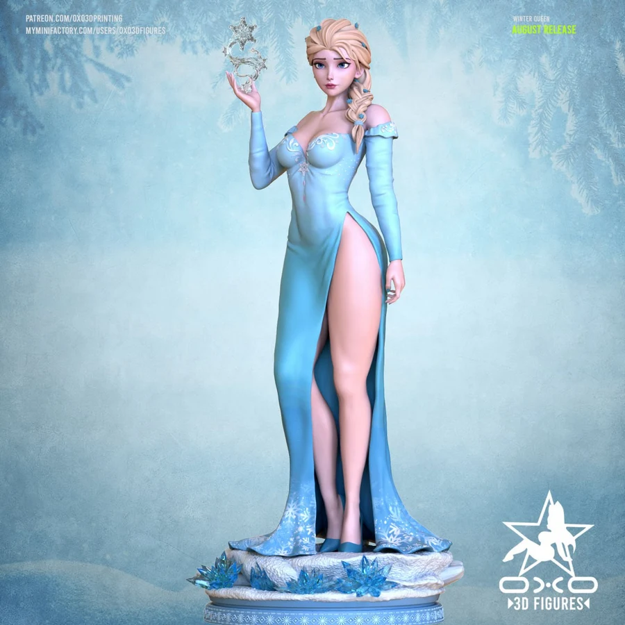 Elsa Ice Queen – Frozen 3D printable STL model