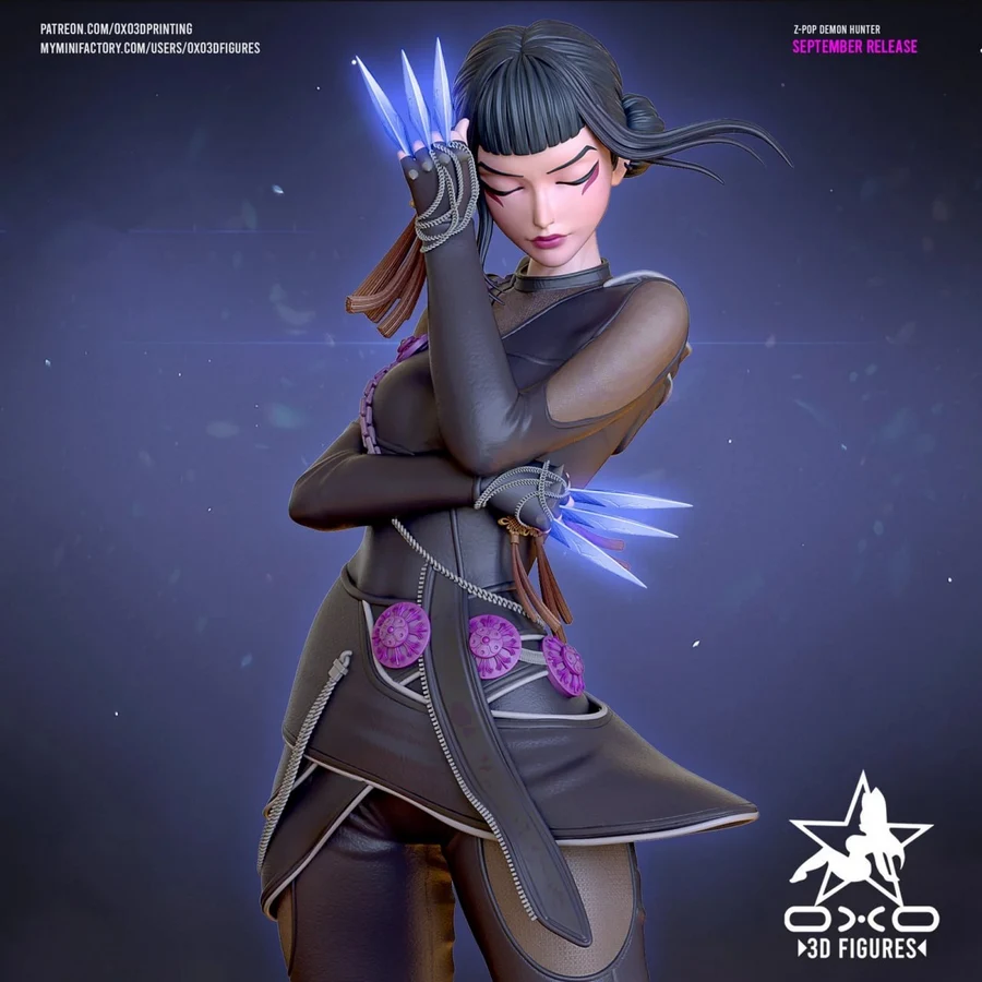 Zoey – K-Pop Demon Hunters 3D printable STL model