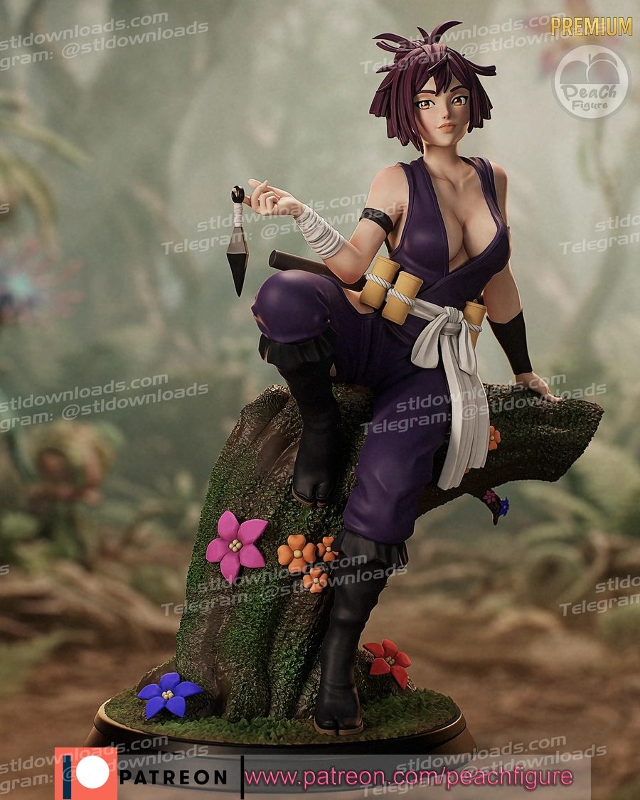 Yuzuriha Ninja Girl – Hell’s Paradise 3D printable STL model