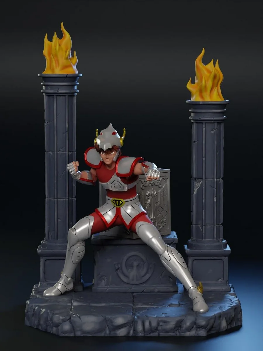 Pegasus Seiya - Saint Seiya 3D printable STL model