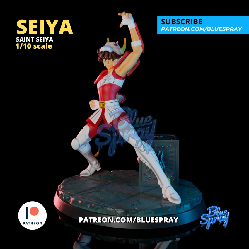 Pegasus Seiya – Saint Seiya 3D printable STL model